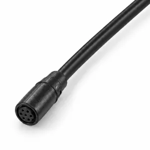 Mini M6 B Code Female Molded Cable