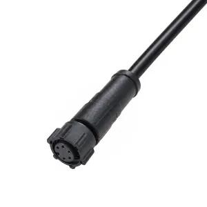 M8 Female Molded Cable Plastic