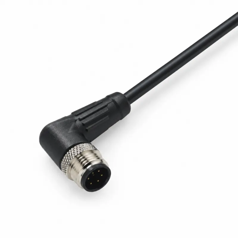 M12 Male Angled Molded Cable