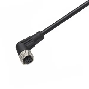 M12 Female Angled Molded Cable