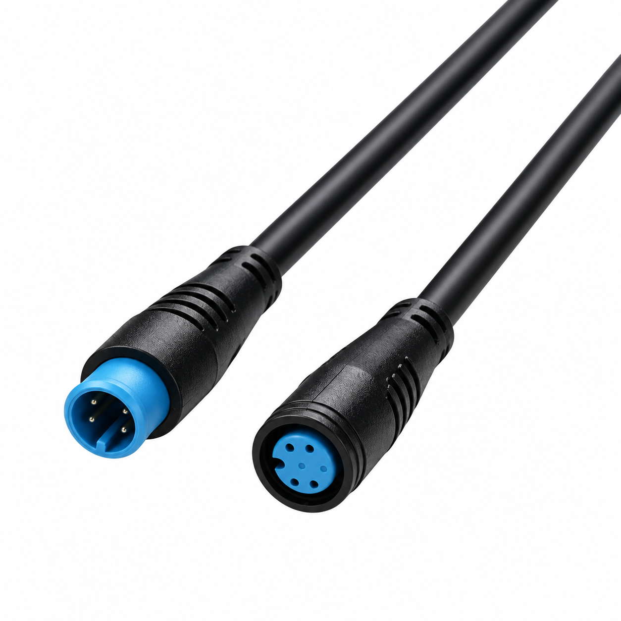 Mini M8 Male Molded Cable