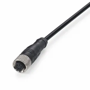M12 Female Straight Molded Cable