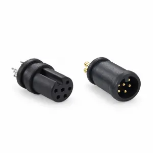 M6 6 Pin Male Female Circular Connector