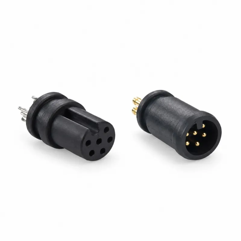 M6 6 Pin Male Female Circular Connector