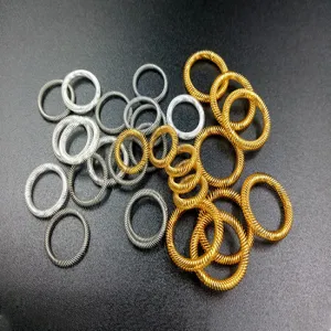 Vibration-Damping Canted Coil Spring