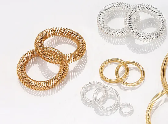 Extreme-Temperature Canted Coil Spring