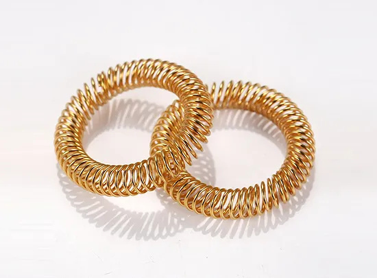 Precision Angled Canted Coil Spring