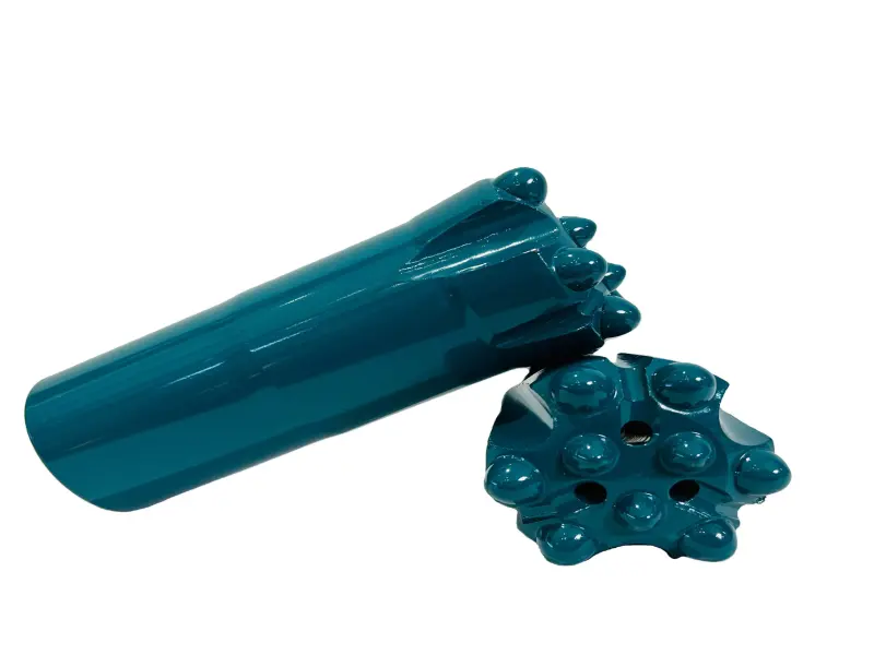 Durable 38 40 46mm Taper Button Bits with Tungsten Carbide for Rock Blasting