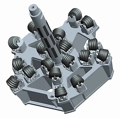 Overcoming Underground Transport Restrictions with Segmented Reaming Heads