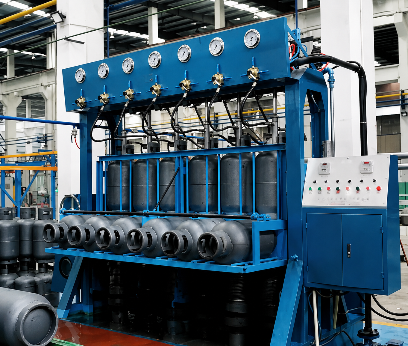 Gas Cylinder Hydrostatic Testing Machine