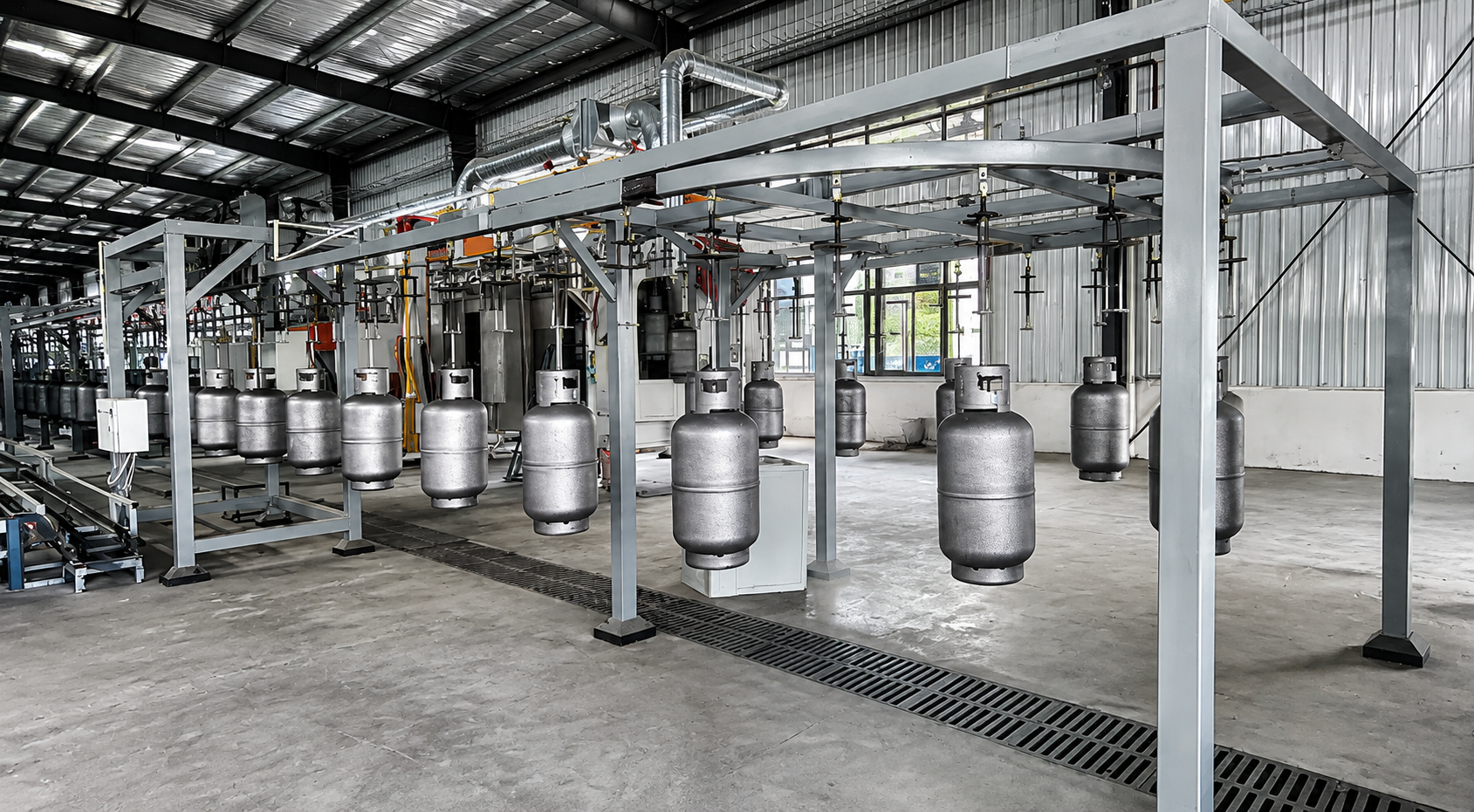 powder coating line 