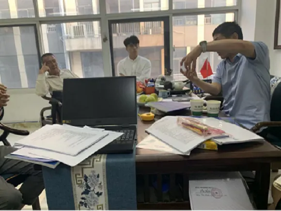 Taiwanese clients visiting