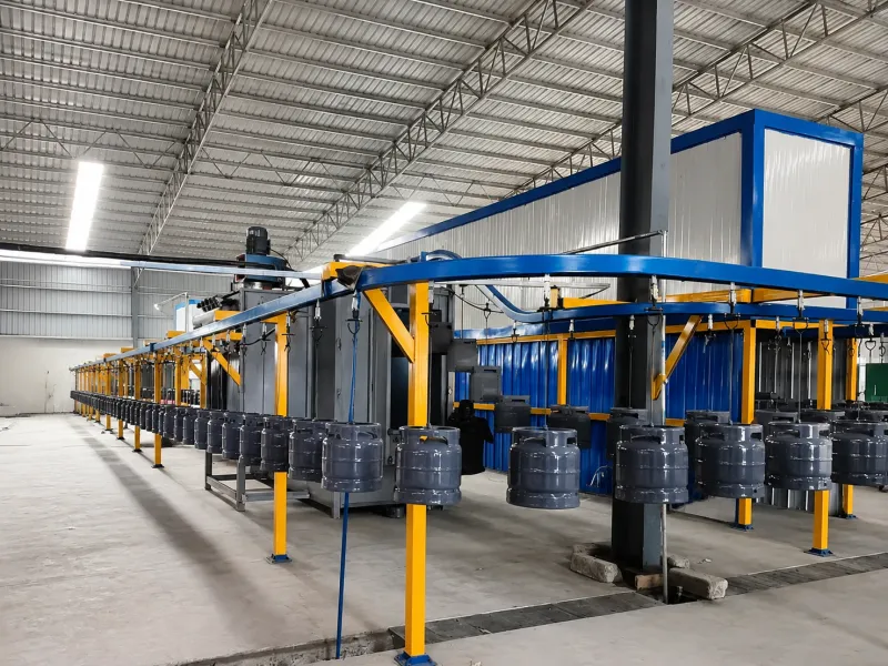  Powder coating production line