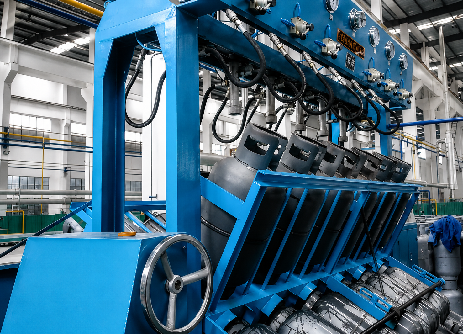 Gas Cylinder Hydrostatic Testing Machine 