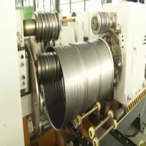 Heavy-Duty Steel Drum Beading Machine