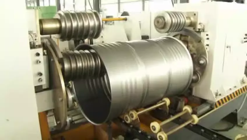 Heavy-Duty Steel Drum Beading Machine