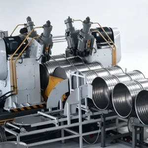 Automatic Steel Drum Rolling Machine
