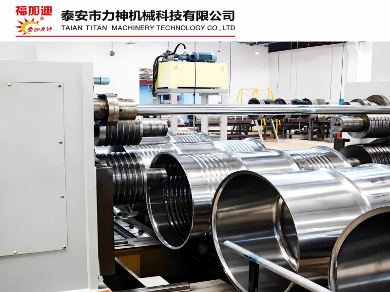Automatic Barrel Corrugation Forming Machine