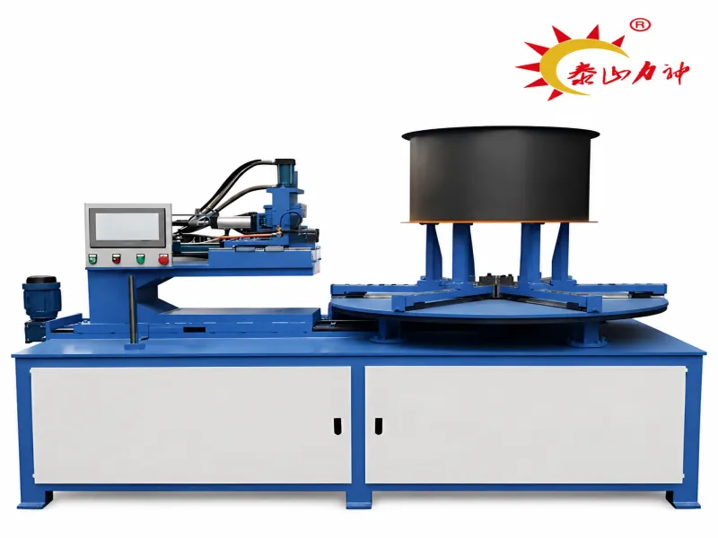 Automatic Steel Drum Flanging Machine