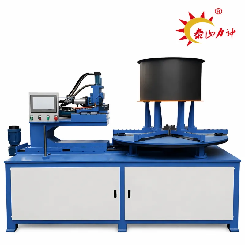 Automatic Steel Drum Flanging Machine