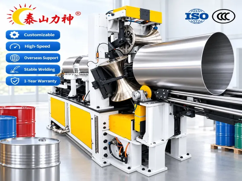 Heavy Duty Steel Barrel Manufacturing Machinery System