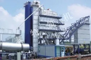 5000 type asphalt mixing plant constructed in Lianhuo Expressway