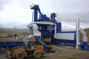 LB-2500 asphalt mixing plant constructed in Tibetan areas