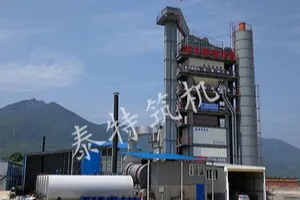 LB-3000 asphalt mixing plant constructed in Hubei