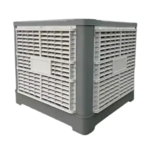 Enfriador de aire evaporativo en la azotea