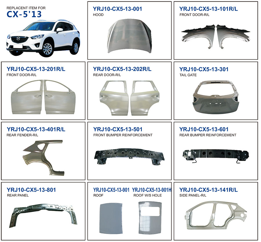 Auto Body Parts for Mazda CX 5 2013