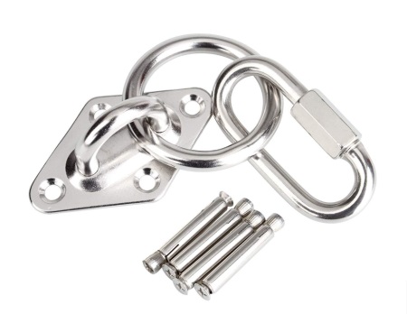 Stainless steel hardware clips