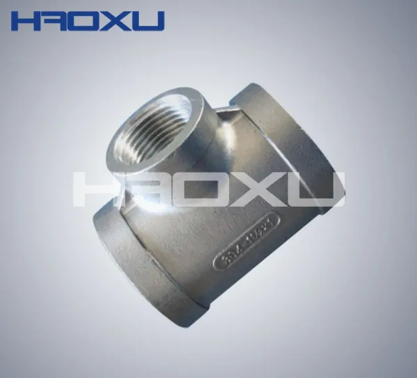 Stainless steel variable diameter tee fittings