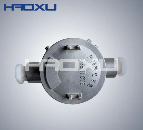 Round straight explosion-proof stainless steel junction box suitable for mining & coal mining