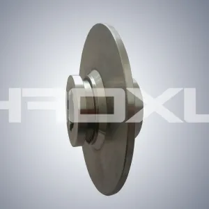 Heat resistant steel wheels for heat treatment furnace tracks