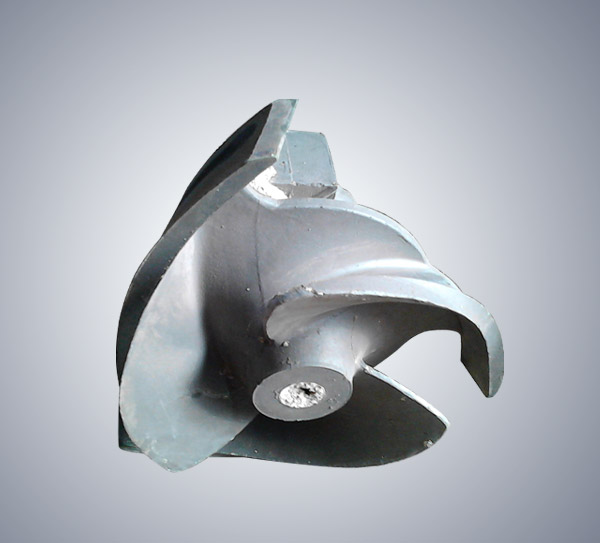 Wear resistant impeller suitable for diaphragm pump pipeline fluid pump