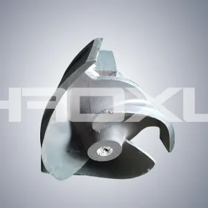 Wear resistant impeller suitable for diaphragm pump pipeline fluid pump