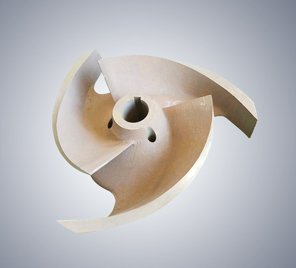 Wear resistant steel impeller suitable for sewage pump pulp pump