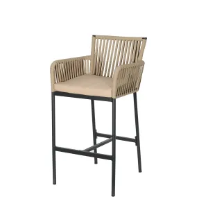 ZF4049C Rope Bar Stool with Cushion