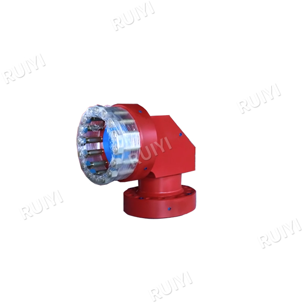 Flanged right-angle (streamlined) elbow