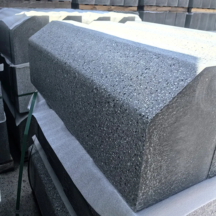 Imitation stone processing effect