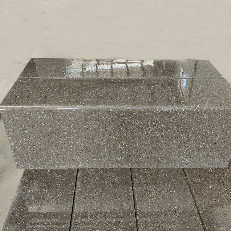 Imitation stone processing effect