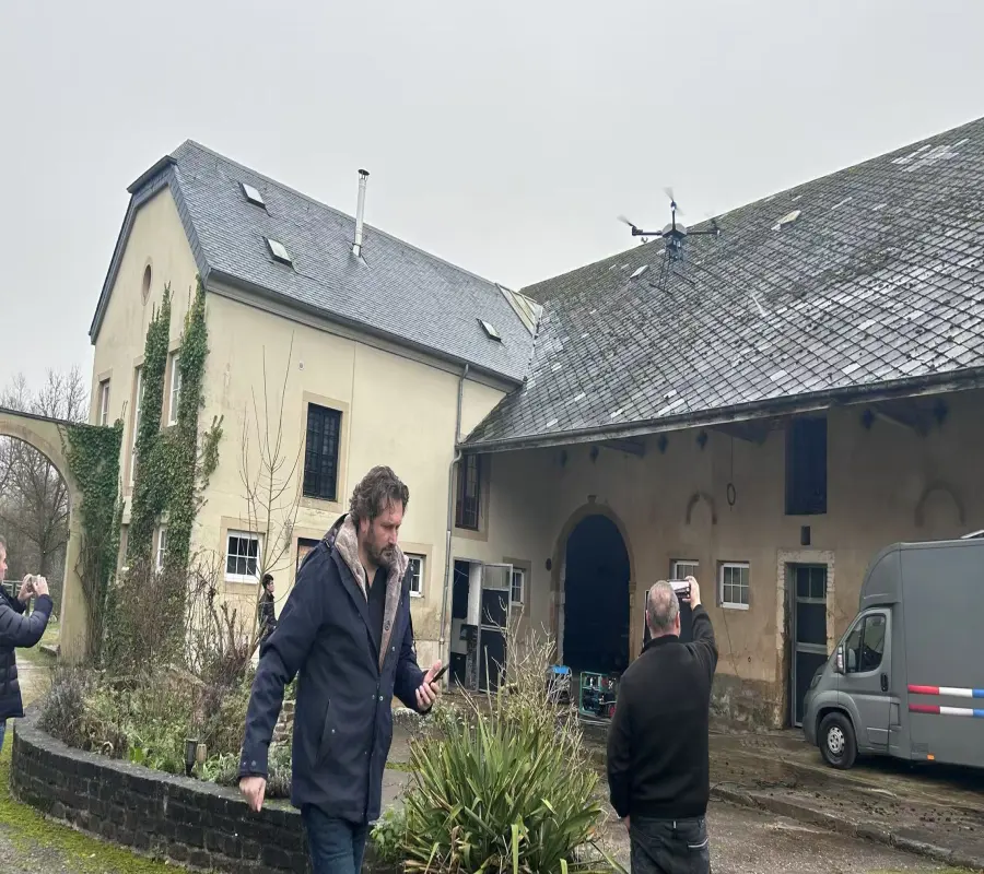 cleaning drone face to face training for Luxembourg client