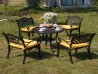 ZF6020C 4 Seater AB disassembly chair +78 die-cast round table