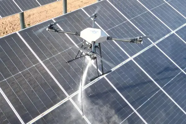 Skytech new drone solar panels cleaning accessory