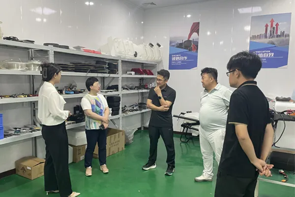 Leaders of Xing'an League of Inner Mongolia visited SKY TECH factory for inspection and research