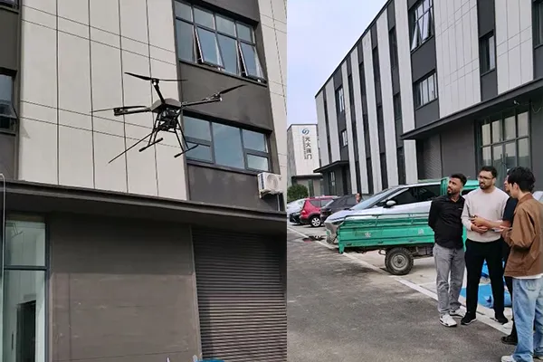 SKY TECH Welcomes UK Customers for Hands-on Experience with Cleaning Drones