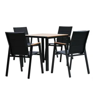 ZF3036C CHOUVANT DoubleLayer Textilene Armchair Set (1 Table + 2/4 Chairs, Indoor/Outdoor)