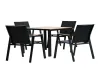 ZF3036C CHOUVANT DoubleLayer Textilene Armchair Set (1 Table + 2/4 Chairs, Indoor/Outdoor)