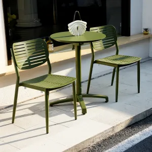 Colorful Die-Cast Aluminum Chair (Armrest & Armless Options) 