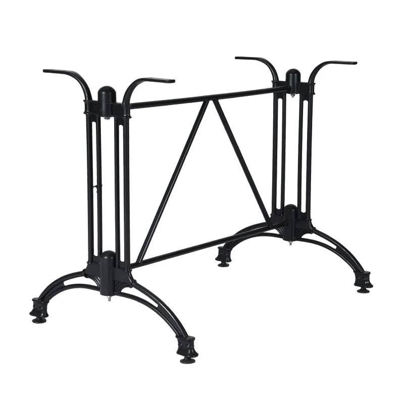 Double Column Twin Pedestal French Bistro Table Base